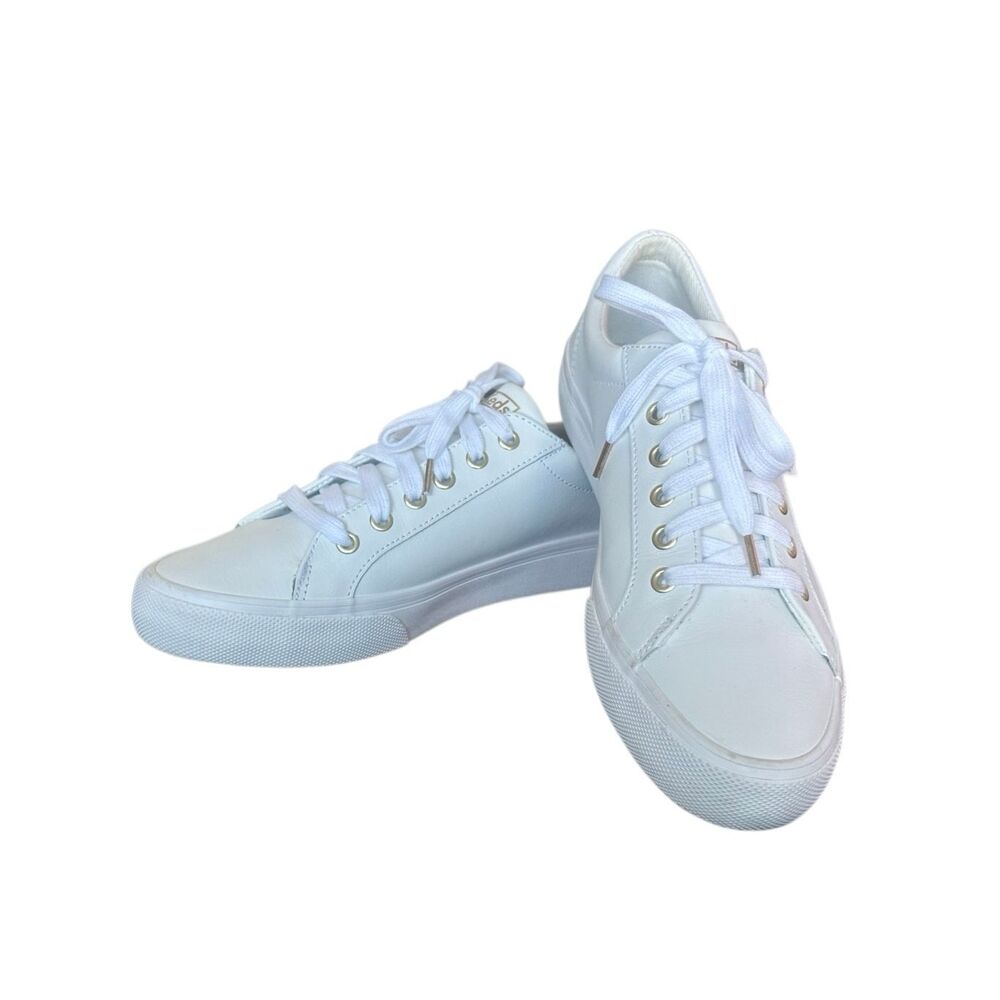 Keds Jump Kick Duo White Leather Sneaker Size 9.5